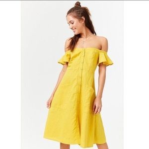 Forever 21 yellow dress